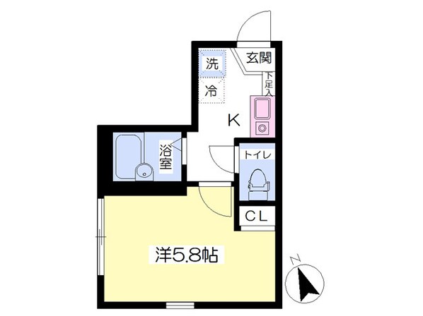 アベーテ川崎の物件間取画像